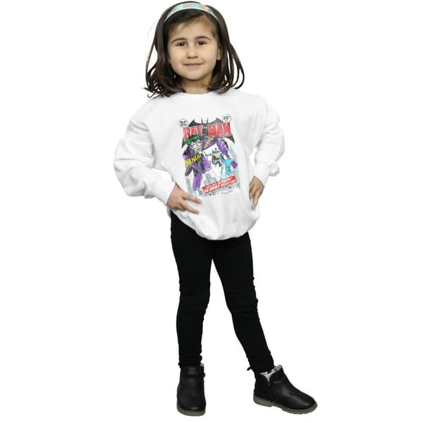 DC Comics Girls Batman Joker Playing Card Cover Sweatshirt