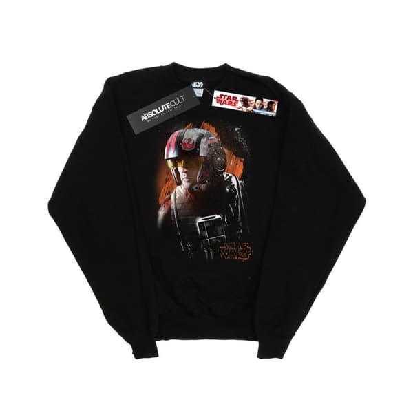 Star Wars Boys The Last Jedi Poe Dameron Brushed Sweatshirt
