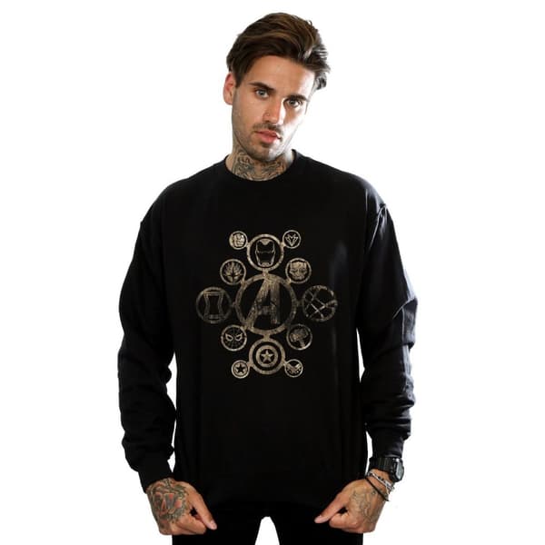 Marvel Mens Avengers Infinity War Icons Sweatshirt