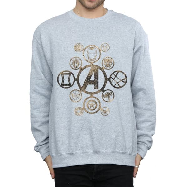 Marvel Mens Avengers Infinity War Icons Sweatshirt