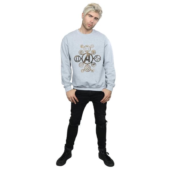 Marvel Mens Avengers Infinity War Icons Sweatshirt