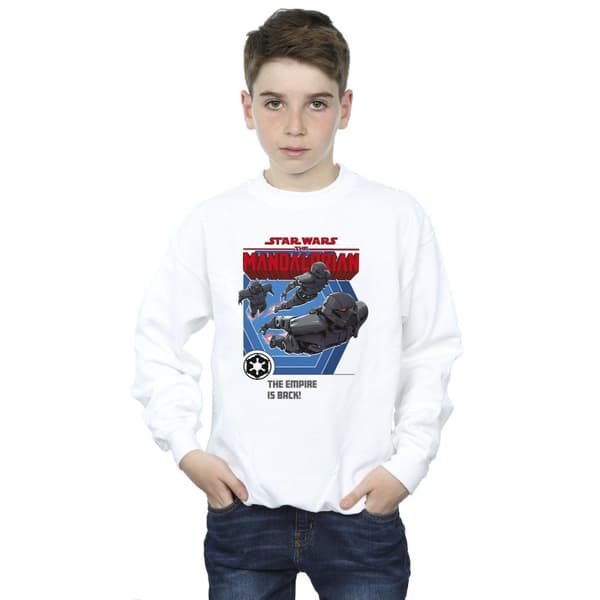 Star Wars Boys The Mandalorian Empire Is Back Sweatshirt