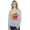 Miniatyrbillede 3 af 3: Marvel Womens/Ladies Spidey And His Amazing Friends Flying Sweatshirt