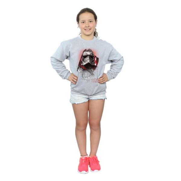 Star Wars Sweatshirt med borst för flickor Kapten Phasma från Sista Jedi