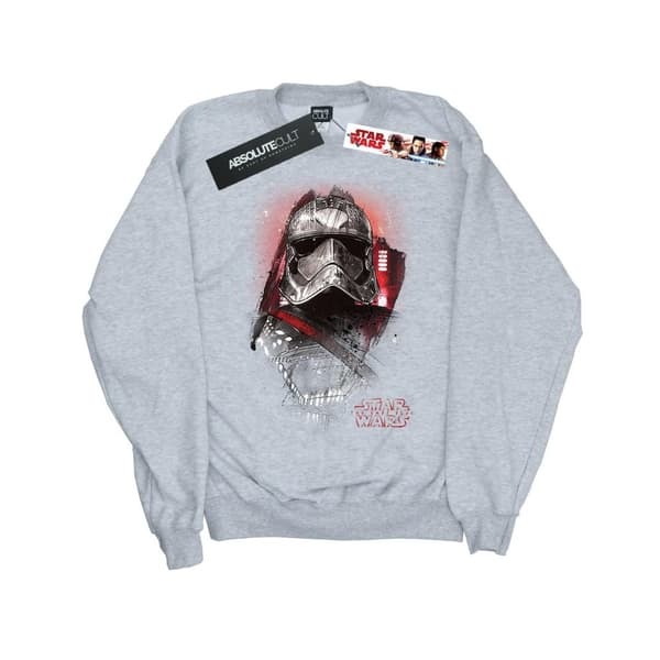Star Wars Sweatshirt med borst för flickor Kapten Phasma från Sista Jedi