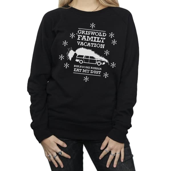National Lampoon´s Christmas Vacation Womens/Ladies Eat My Dust Sweatshirt