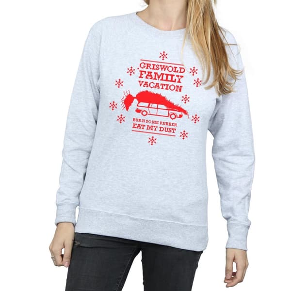 National Lampoon´s Christmas Vacation Womens/Ladies Eat My Dust Sweatshirt