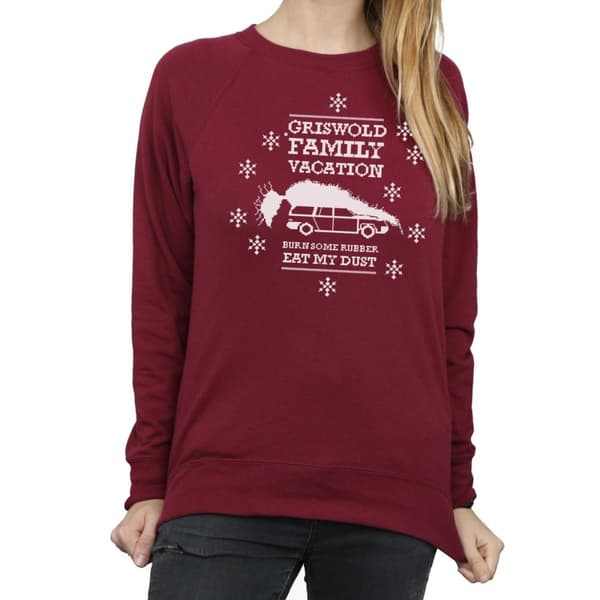 National Lampoon´s Christmas Vacation Womens/Ladies Eat My Dust Sweatshirt