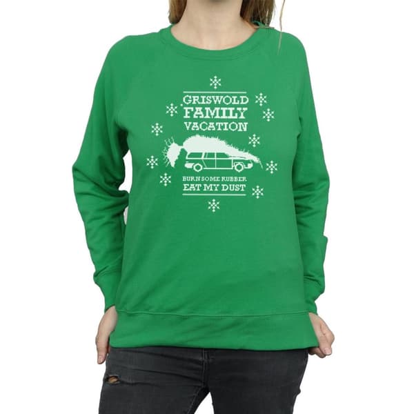 National Lampoon´s Christmas Vacation Womens/Ladies Eat My Dust Sweatshirt
