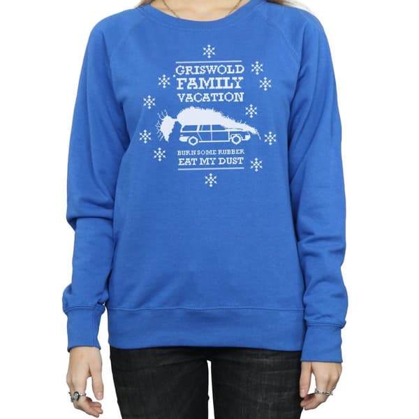 National Lampoon´s Christmas Vacation Womens/Ladies Eat My Dust Sweatshirt