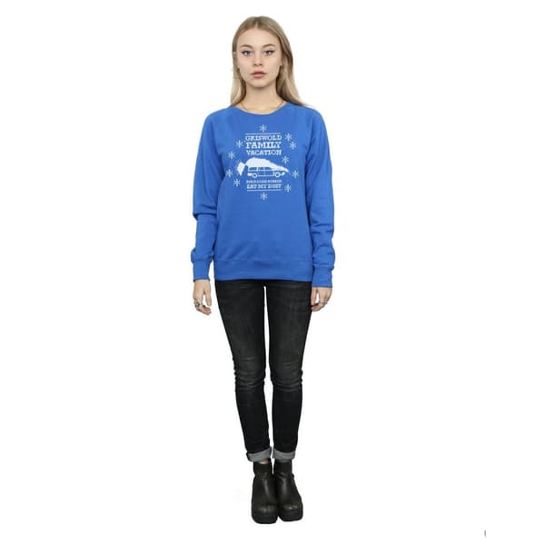 National Lampoon´s Christmas Vacation Sweatshirt Eat My Dust för kvinnor/damer