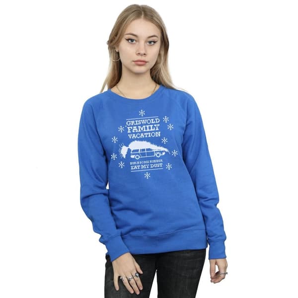 National Lampoon´s Christmas Vacation Sweatshirt Eat My Dust för kvinnor/damer