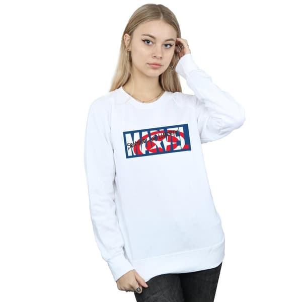Marvel Comics Womens/Ladies Sentinel Of Liberty Logo Sweatshirt
