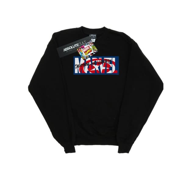 Marvel Comics Womens/Ladies Sentinel Of Liberty Logo Sweatshirt