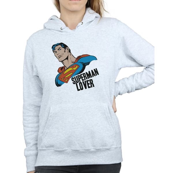 DC Comics Womens/Ladies Superman Lover Hoodie