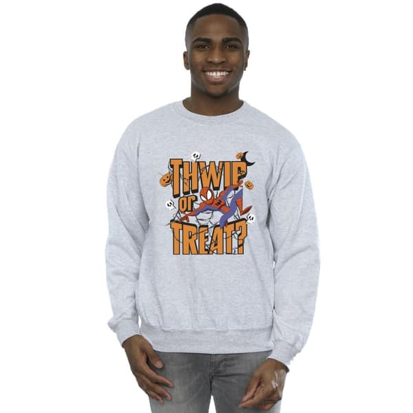 Marvel Mens Spider-Man Thwip Or Treat Sweatshirt