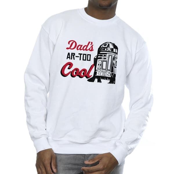 Star Wars Mens Dads R2 Cool Sweatshirt