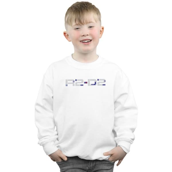 Star Wars Boys The Rise Of Skywalker R2-D2 Text Logo Sweatshirt