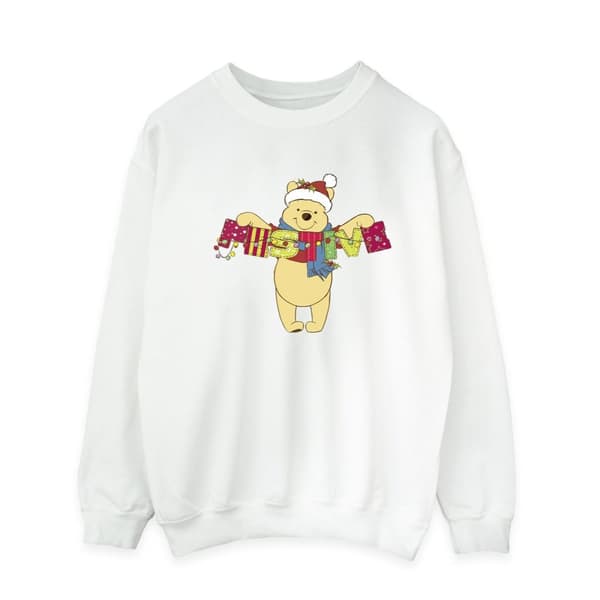 Disney Mens Winnie The Pooh Festive Sweatshirt