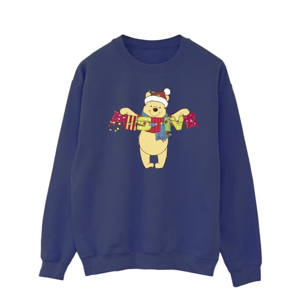 Disney Mens Winnie The Pooh Festive Sweatshirt