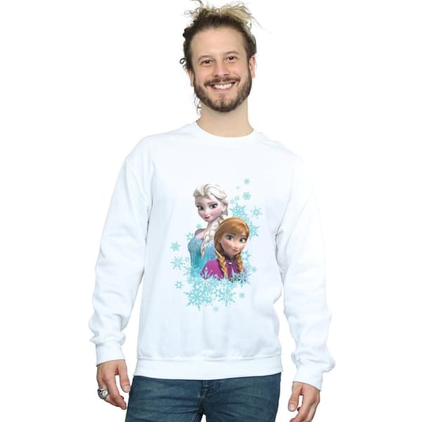 Disney Mens Frozen Elsa And Anna Sisters Sweatshirt