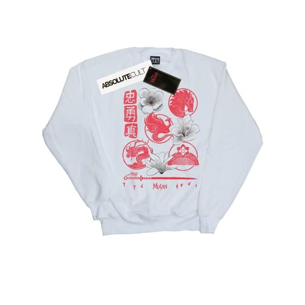 Disney Mulan Movie Icons - Sweatshirt för kvinnor/damer