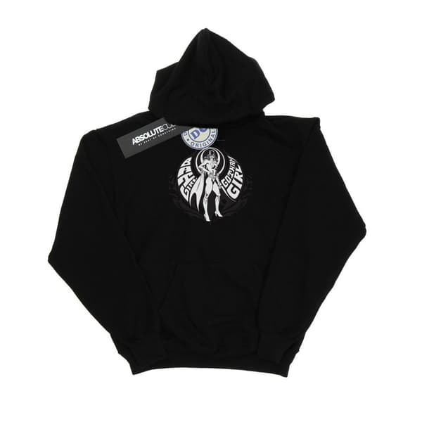DC Comics Huvtröja för damer/kvinnor Batgirl Gotham Girl Black L