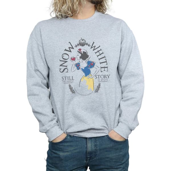 Disney Princess Mens Snow White Fairest Story Sweatshirt