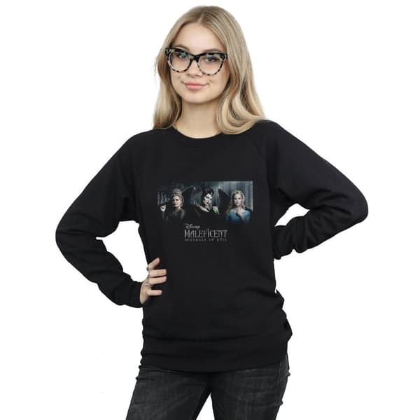 Disney Dam/kvinnor Maleficent Mistress Of Evil Character Poster Sweatshirt