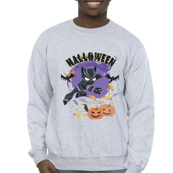 Marvel Mens Black Panther Halloween Sweatshirt