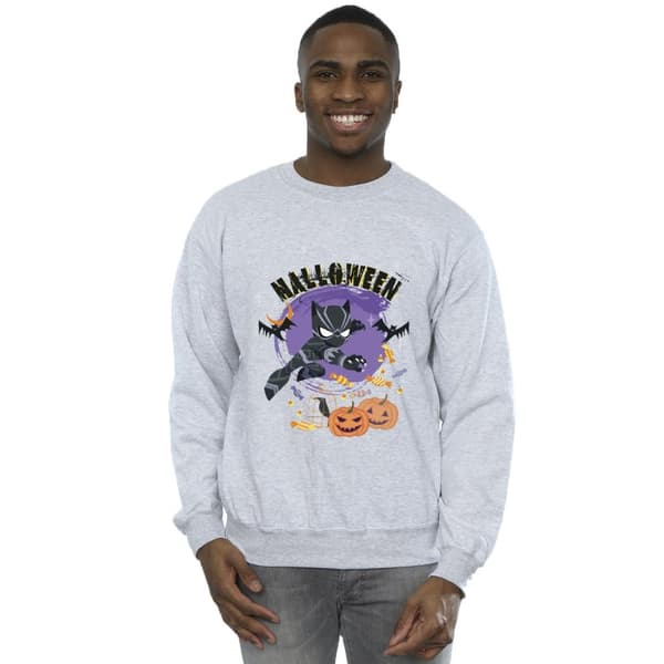 Marvel Mens Black Panther Halloween Sweatshirt