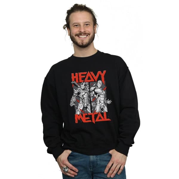 Marvel Herr Iron Man Heavy Metal Sweatshirt