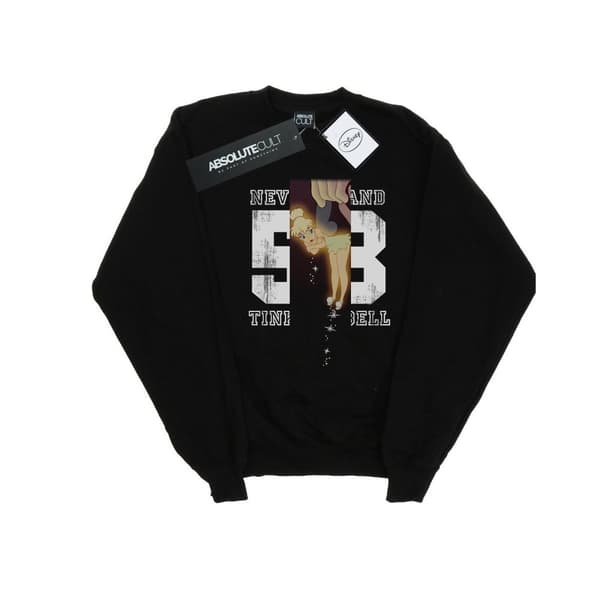 Disney Mens Tinker Bell Neverland 53 Sweatshirt Black 4XL