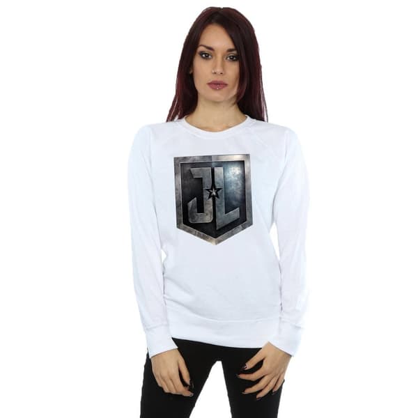 DC Comics Sweatshirt med sköld från Justice League-filmen - dam/dam