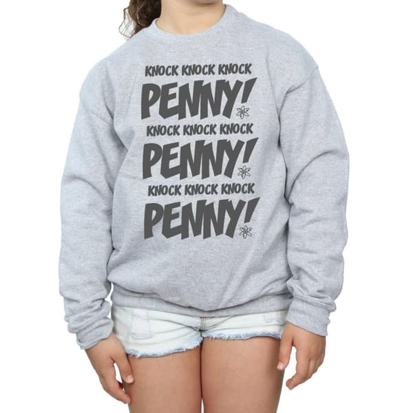 The Big Bang Theory Girls Sheldon Knock Knock Penny Sweatshirt