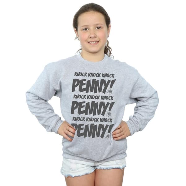 The Big Bang Theory Girls Sheldon Knock Knock Penny Sweatshirt