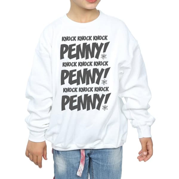 The Big Bang Theory Girls Sheldon Knock Knock Penny Sweatshirt
