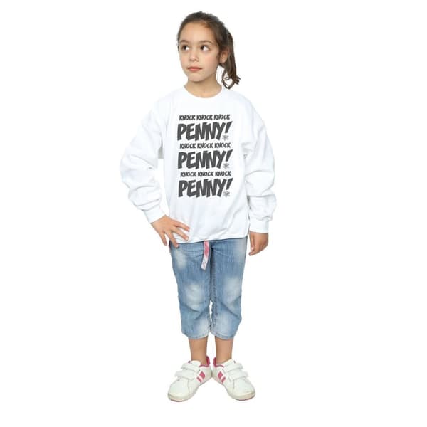The Big Bang Theory Girls Sheldon Knock Knock Penny Sweatshirt