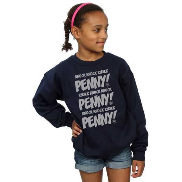 The Big Bang Theory Girls Sheldon Knock Knock Penny Sweatshirt