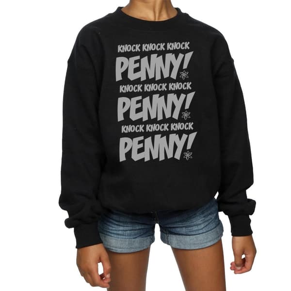 The Big Bang Theory Girls Sheldon Knock Knock Penny Sweatshirt