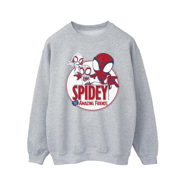 Marvel Mens Spidey And His Amazing Friends Circle Sweatshirt