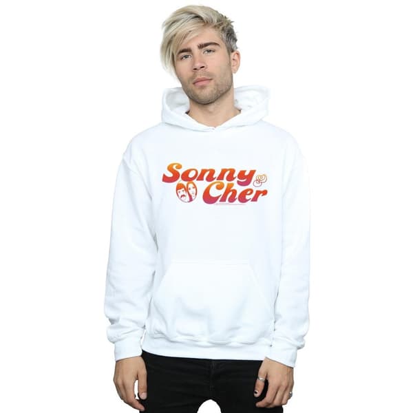 Sonny & Cher Gradient Logo Hoodie för herrar