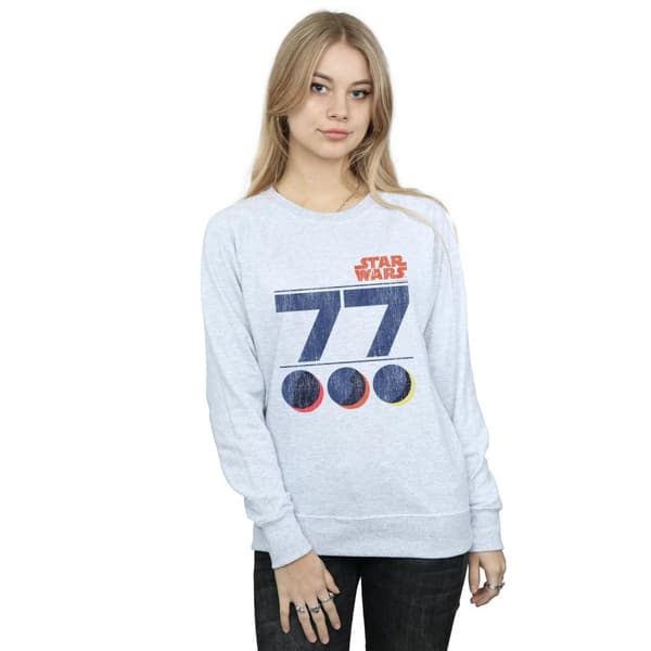 Star Wars Womens/Ladies Retro 77 Death Star Sweatshirt