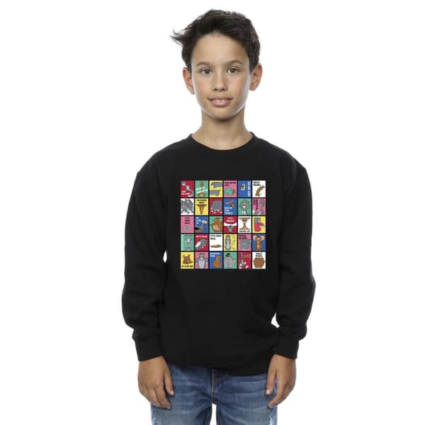 Tom And Jerry Boys Grid Squares Sweatshirt