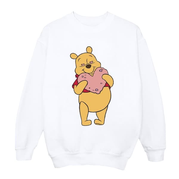 Disney Dam/Tjej Winnie The Pooh Hjärtögon Sweatshirt