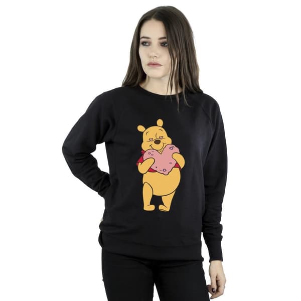Disney Dam/Tjej Winnie The Pooh Hjärtögon Sweatshirt