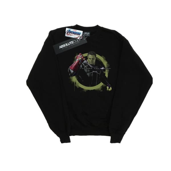 Marvel Mens Avengers Endgame Hulk Nano Gauntlet Sweatshirt