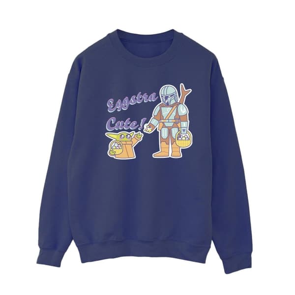 Star Wars Womens/Ladies The Mandalorian Eggstra Cute Grogu Sweatshirt