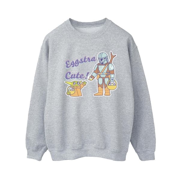 Star Wars Womens/Ladies The Mandalorian Eggstra Cute Grogu Sweatshirt