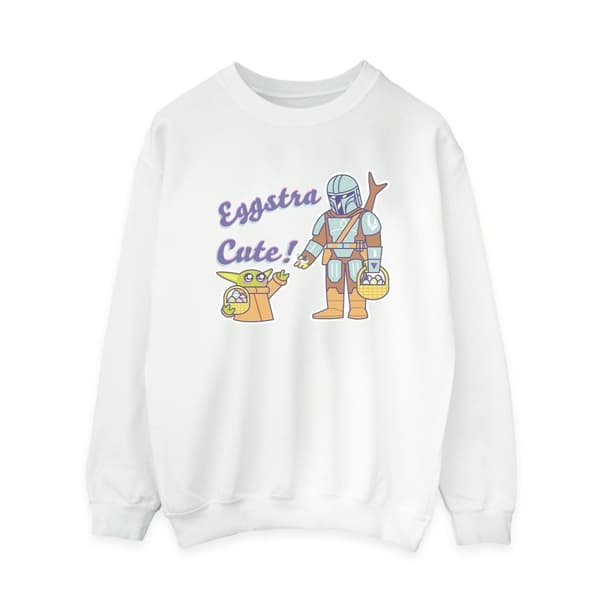 Star Wars Womens/Ladies The Mandalorian Eggstra Cute Grogu Sweatshirt